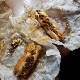 Bill Lewis of Fort Lauderdale, Florida, visiting Jimmy&apos;s Famous Hot Dogs in Durham, North Carolina.