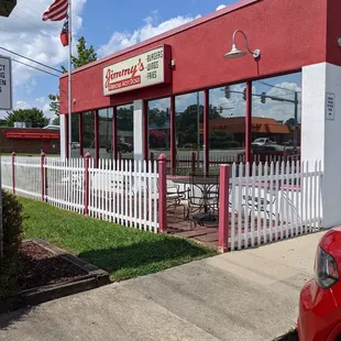 Front of restaurant