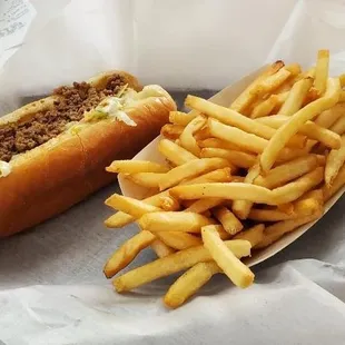 Cheese dog all the way!