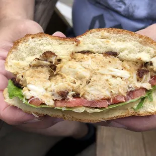 Look at all that crab!