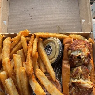 a box of food