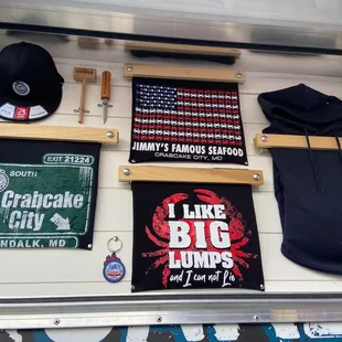 a variety of t - shirts