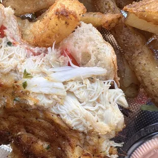 Crab cake with lump crab meat