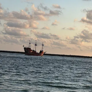 Pirate ship passing by