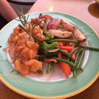 Blackened Atlantic Salmon & Shrimp