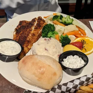 a plate of food
