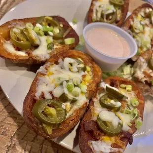 Potato Skins (add jalapeño)
