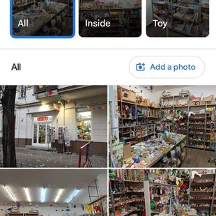 a selection of food items