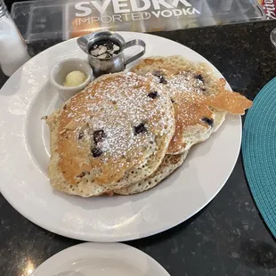 Lemon Ricotta Blueberry pancakes