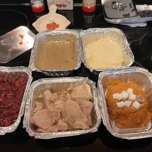 Turkey dinner for one from Jimmy's