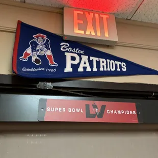 the exit to the super bowl