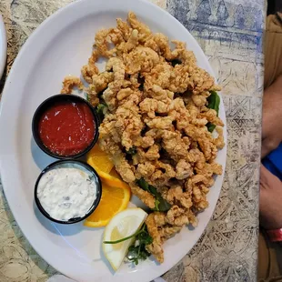 Fresh clam strips