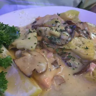 Salmon Cleopatra Pizzas