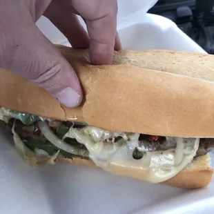 The Italian steak. Really like a Fair style hoagie steak. Which I love.