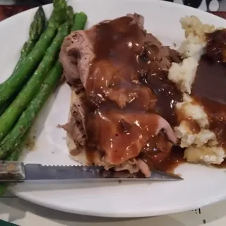Hot Open-Faced Roast Beef