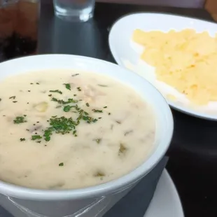 soup, food, chowder, soups and chowder