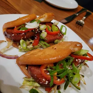 Crispy Bao is all you need. Ours was cut to share for 4.