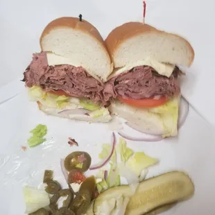 Cold roast beef