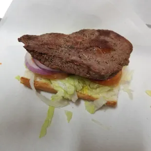 Ny steak sandwich