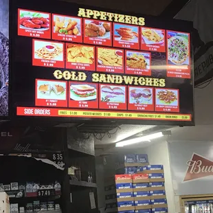 New menu 06/02/2018