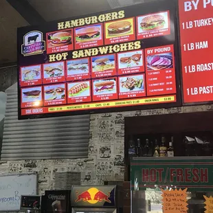 New menu 06/02/2018