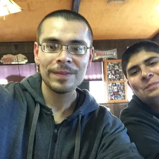 Just waiting for our food
