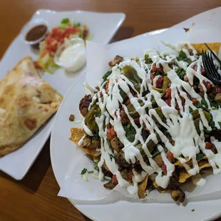 Nachos and Quesadilla