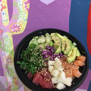 Fresh sashimi and they're generous with their avocado  servings!