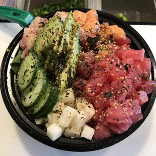 Jimmy's build your own Poke Bowl