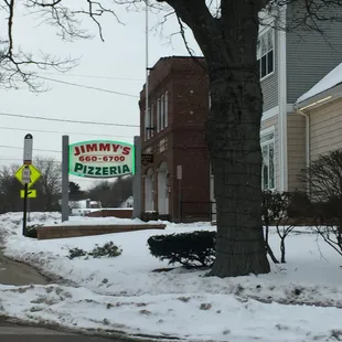 Jimmy&apos;s Pizzeria of East Walpole -- 4 East Street, East Walpole             Sign