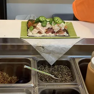 Spicy Tuna Sushi Burrito wrapped in seaweed (09.10.22)