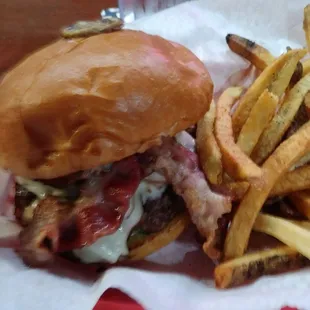 Shroom burger yum!
