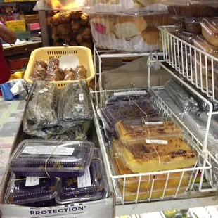 a variety of food items