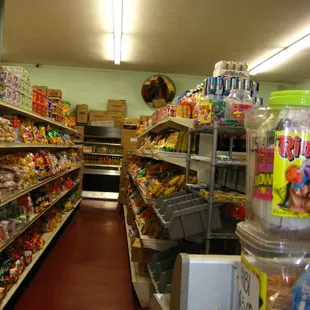 Inside the store