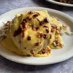 Breakfast cheeseburger special