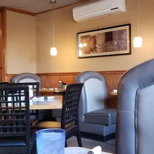 the dining area