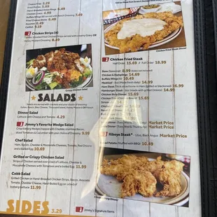 Lunch and Dinner menu