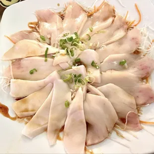 White Escalar platter