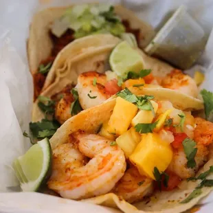 Shrimp tacos