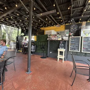 Patio dining, October 2024