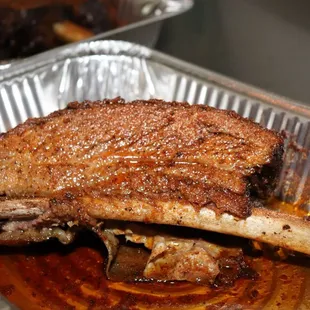 ribs in foil pan