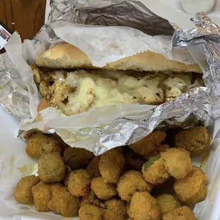 Chicken Philly &amp; Okra