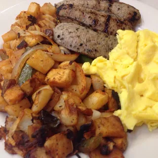 Chicken Apple Sausage & 3 Eggs