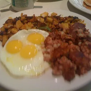 Corned Beef Hash & 3 Eggs