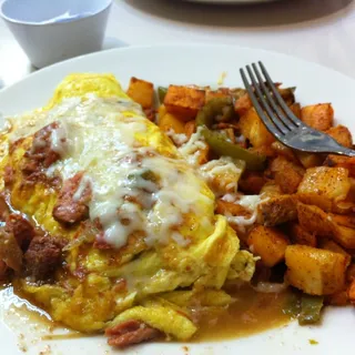 Chile Verde Omelet