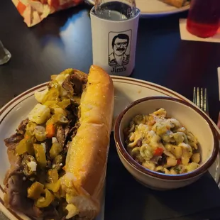 Jim's Italian beef and pasta salad