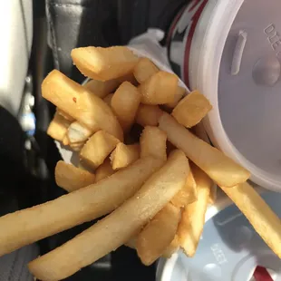 Hot French crispy fries