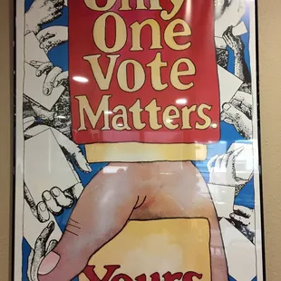 only one vote matters