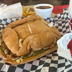 Number 1 with all the fixings