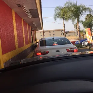 The drive through